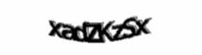 Security check image, please type the characters shown